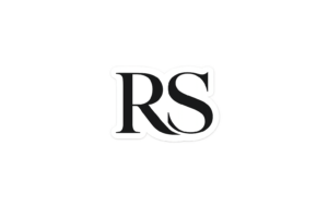 elegant rs logo design